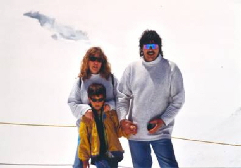 Ronny auf dem Jungfraujoch
